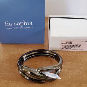 Lia Sophia galena cuff bracelet
